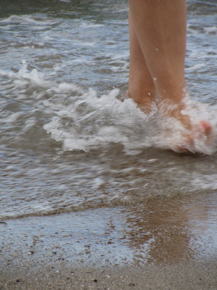 Füße Meer