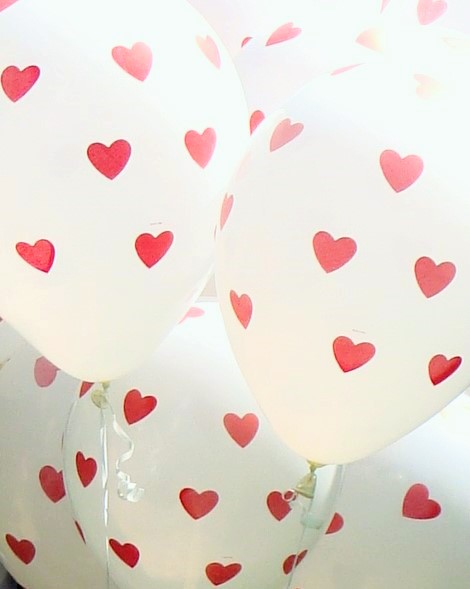 Luftballons Herz