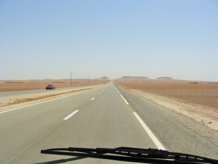 Straße Marokko