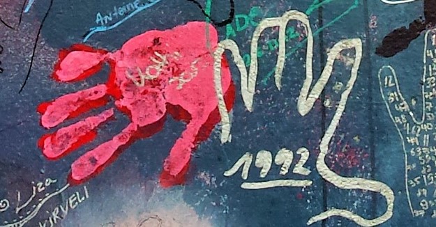 noch nicht Hände Mauer (3)