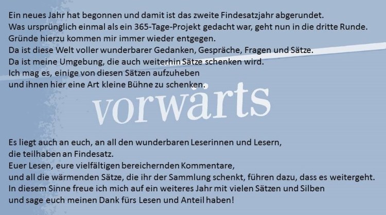 vorwärts