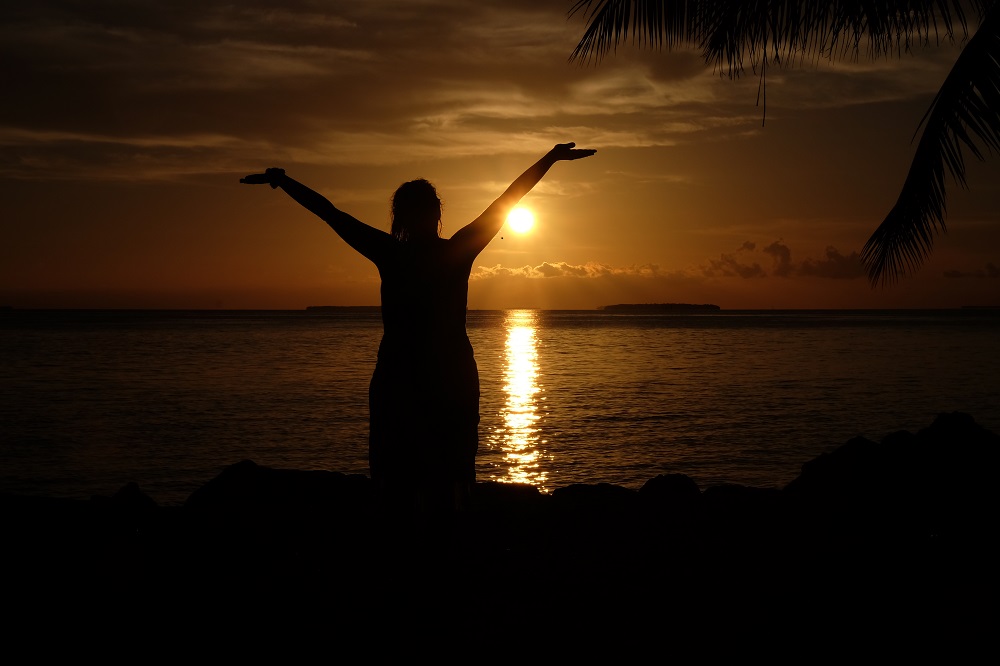 Schatten Sonnenuntergang