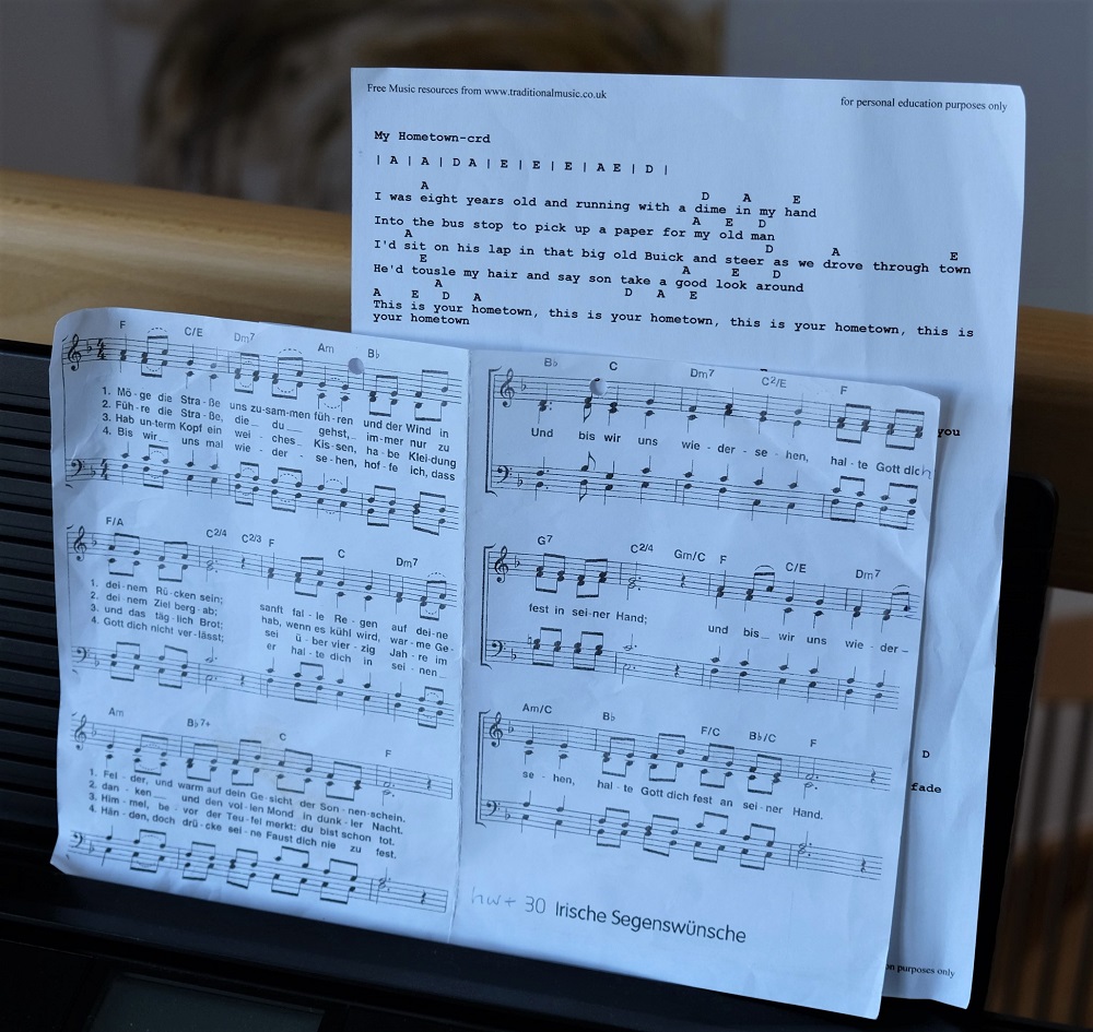 Lied Noten Segenswünsche